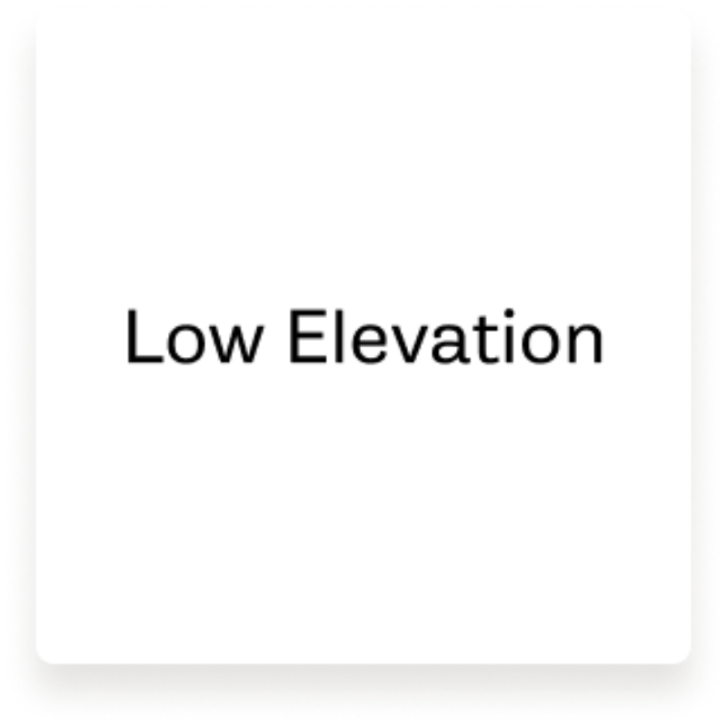 Low elevation